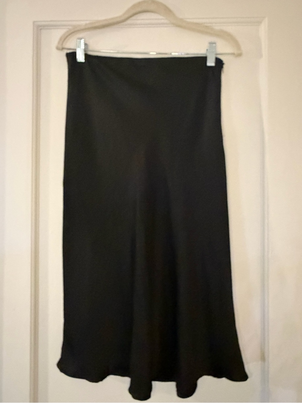 Have Black Maxi Skirt - Flowing Bias Silhouette